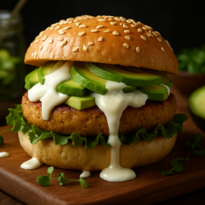 BURGER VEGAN AVOCAT LAMELLE