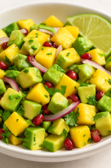 Salade de mangue et avocat