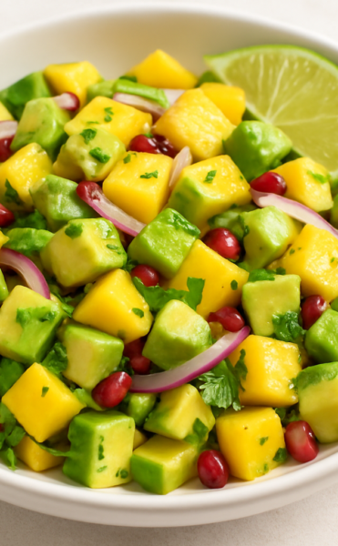 Salade de mangue et avocat