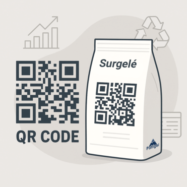 Code QR et emballage de produit copie
