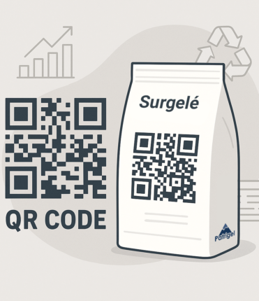 Code QR et emballage de produit copie
